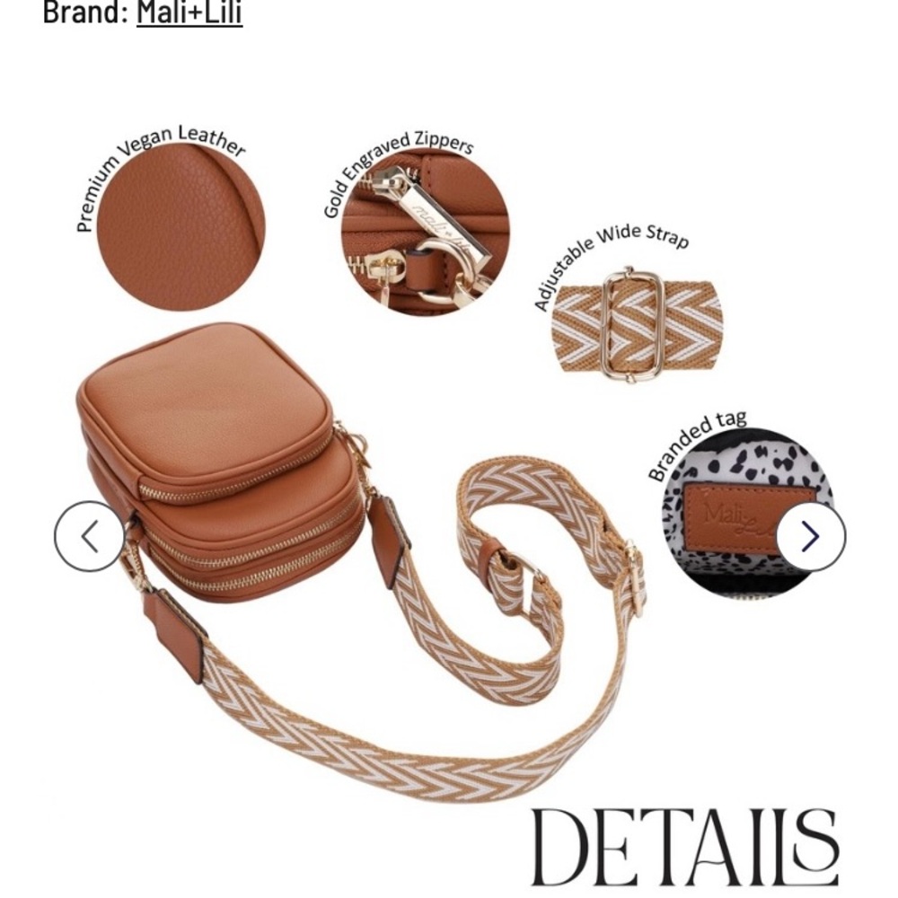 Mali + Lili Tan Crossbody Bag - Picture 3 of 5